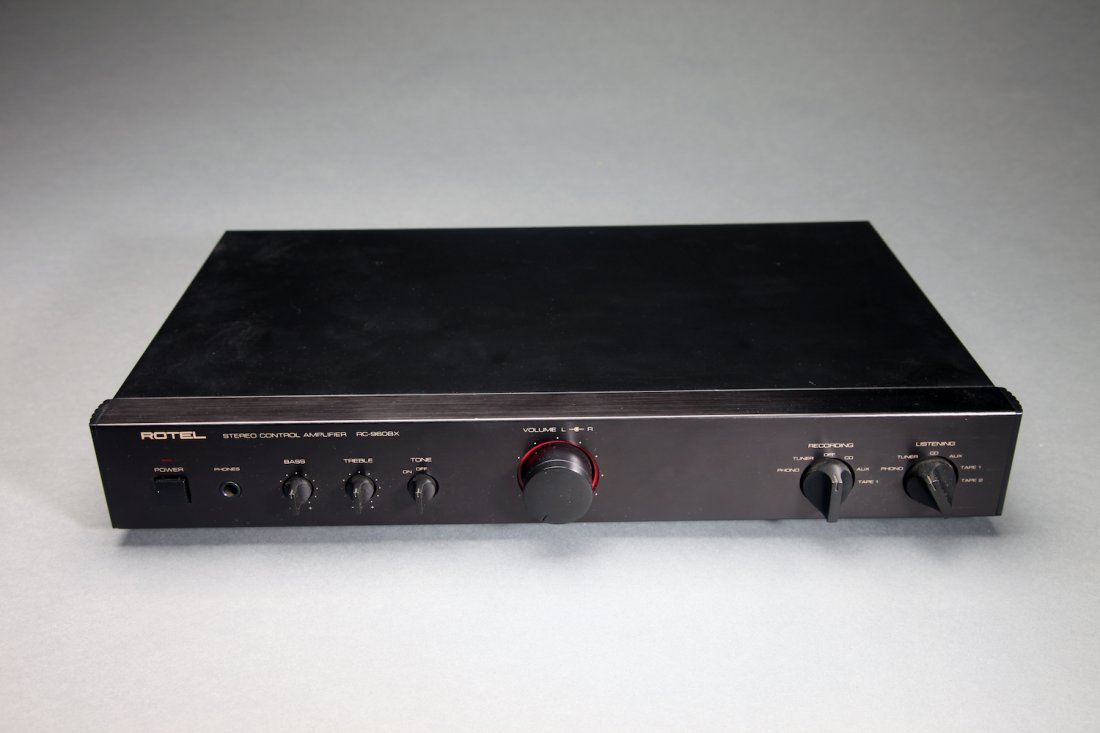 Rotel RC-960 BX Black Amplifier & Box (1 of 1)