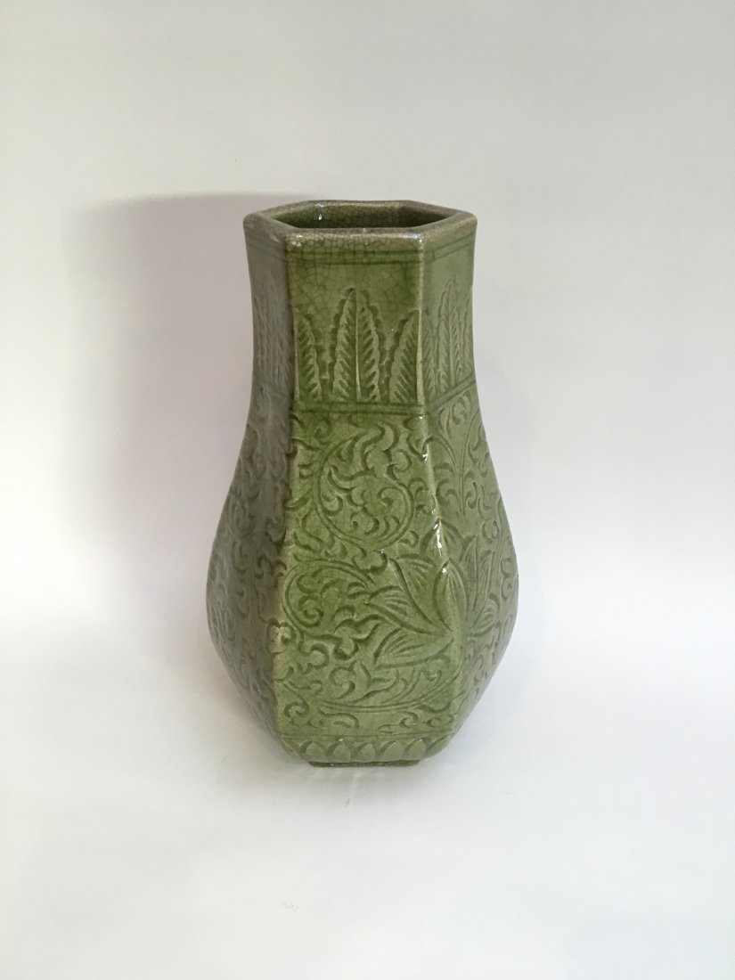 Antique Chinese Celadon Vase (1 of 2)