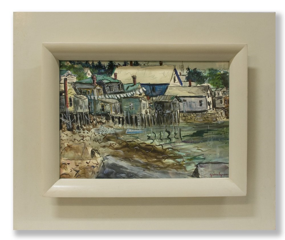 Seaside Village, 1941 by Zsissly Albright (1 of 2)