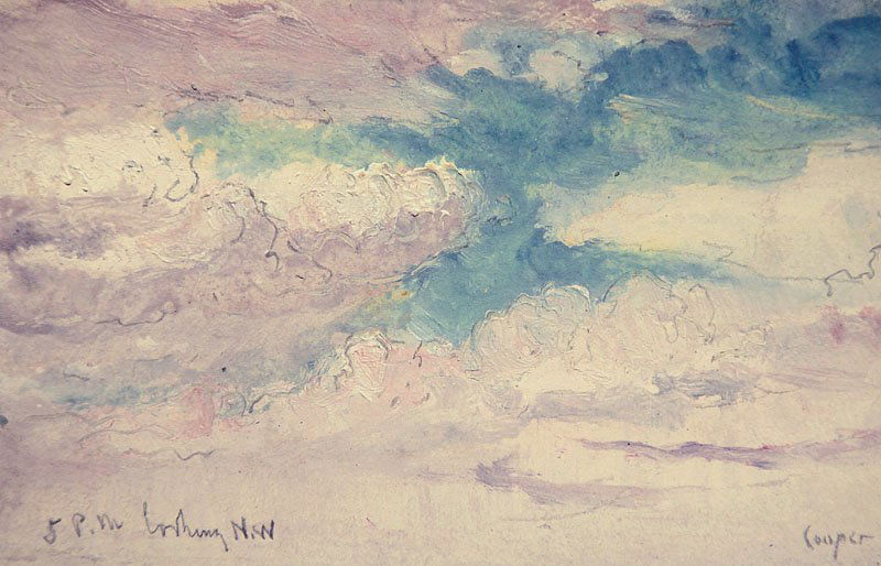 Cloud Study - "5 pm Looking NW"  by C. C. Cooper (1 of 3)
