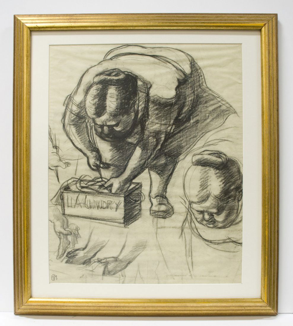 Laudry Box Study by Ben Messick c. 1930s (1 of 1)