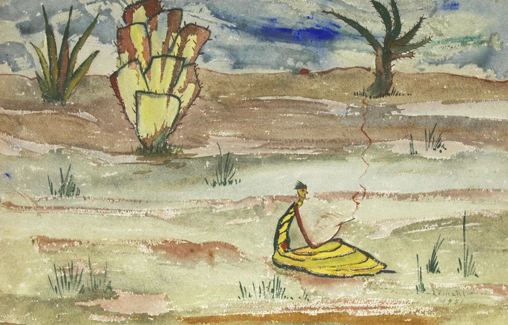 "Doll" Smoking by Frederick Remahl, 1951 (1 of 2)