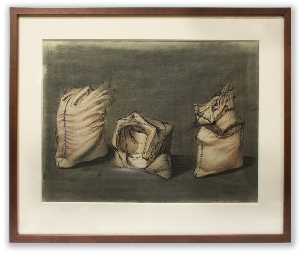 Folded Cloth Studies by Howard Warshaw, 1947 (1 of 1)