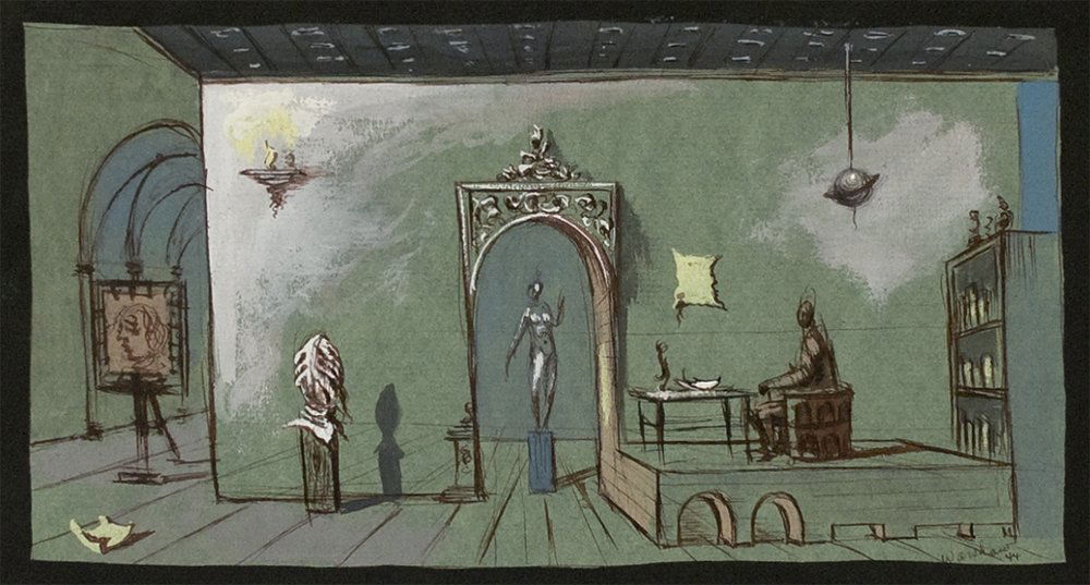 Set Design by Howard Warshaw, 1944 (1 of 2)