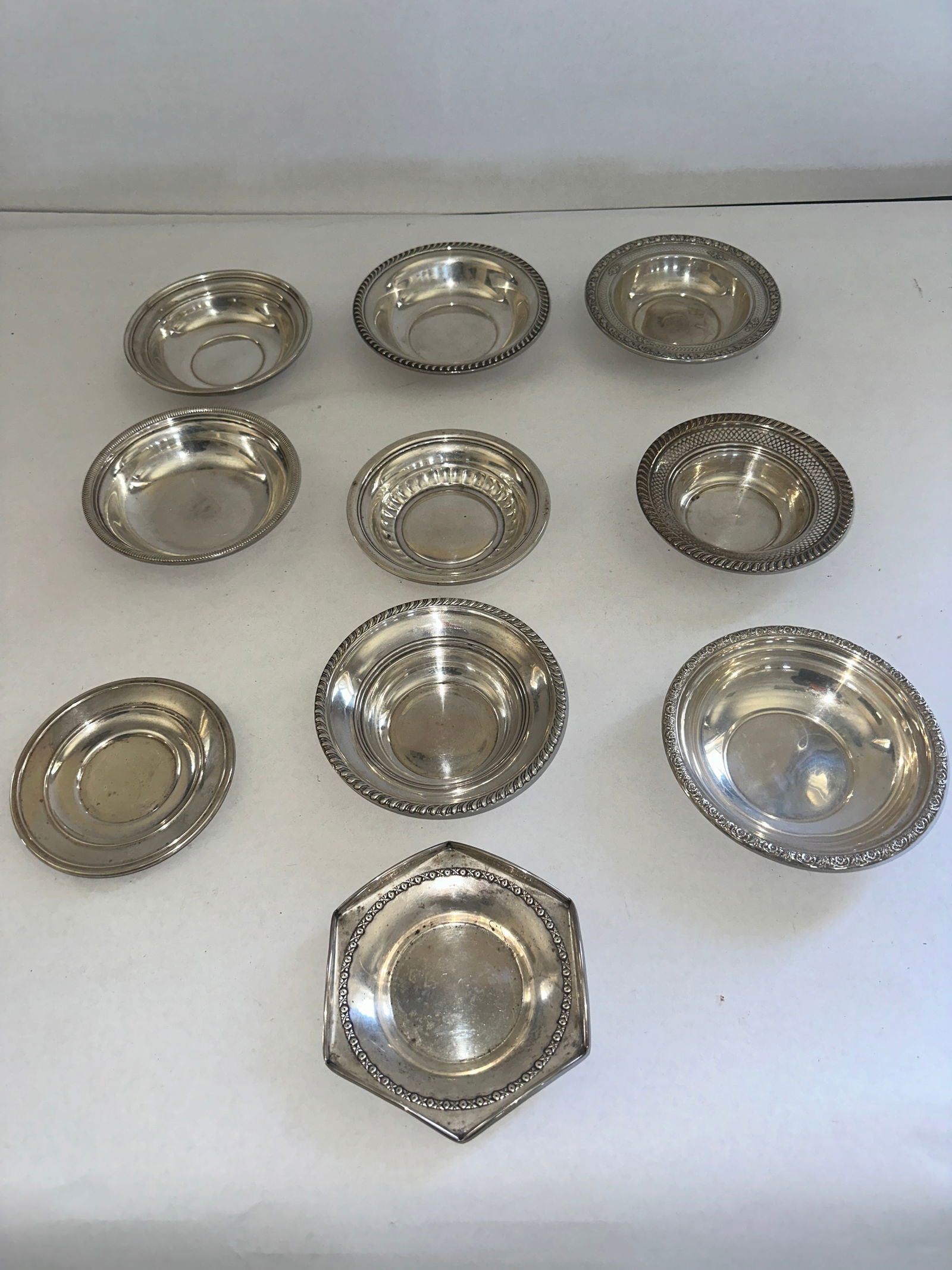 10 Sterling Silver Bowls (1 of 3)