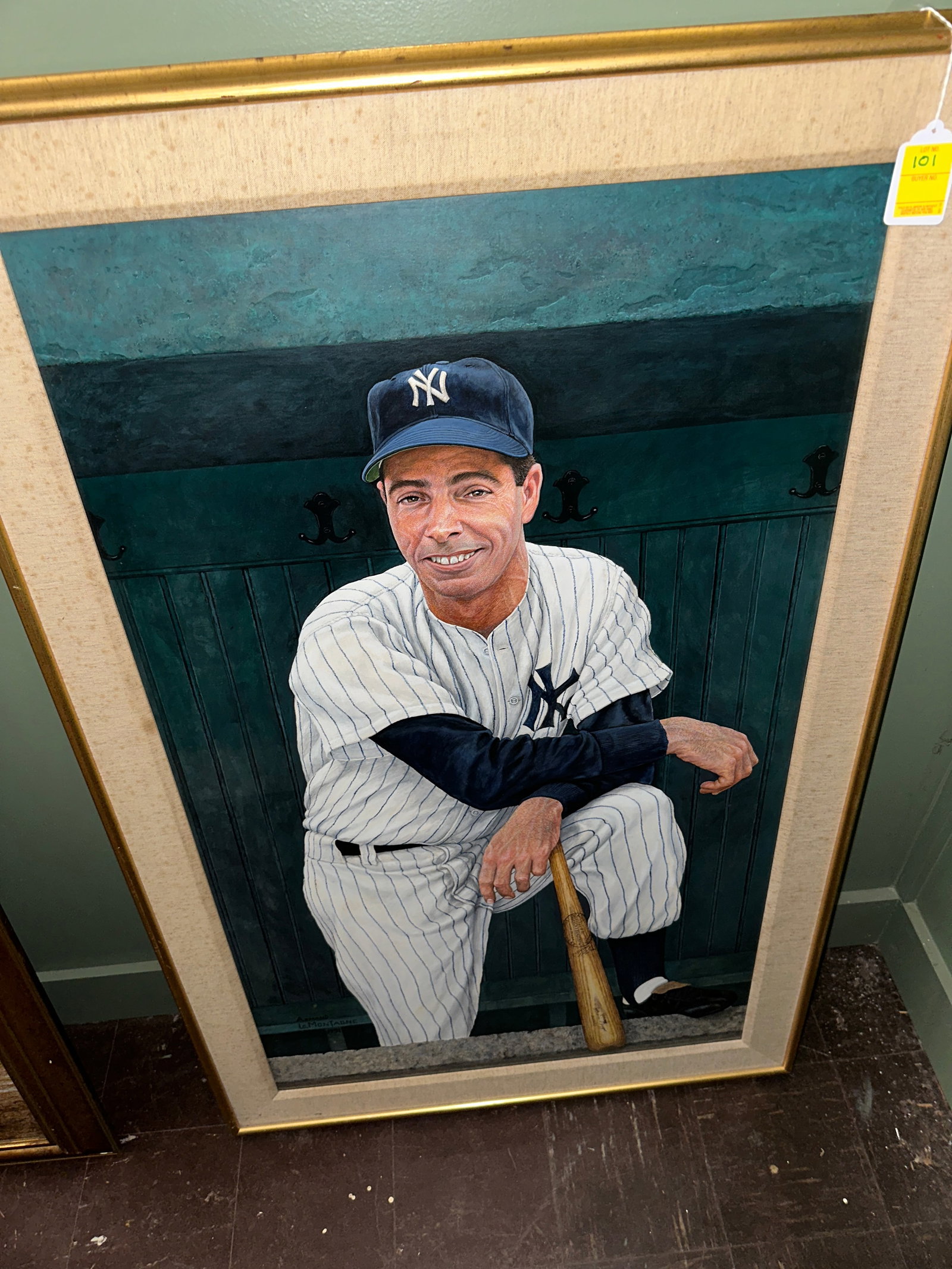 Joe Dimaggio Watercolor (1 of 5)