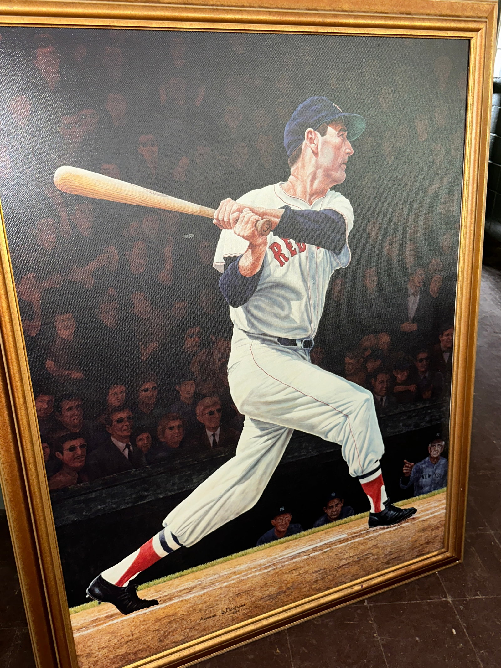 Ted Williams Print on Canvas (1 of 5)