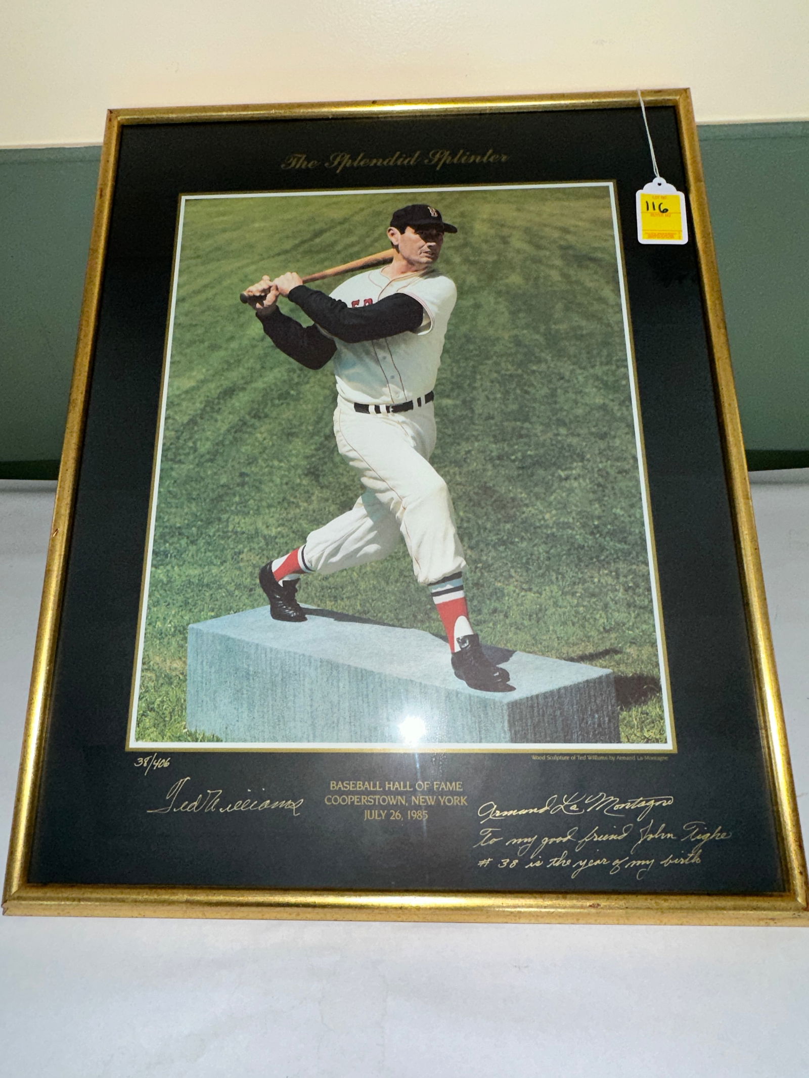 Ted Williams Limited Edition Print (1 of 4)