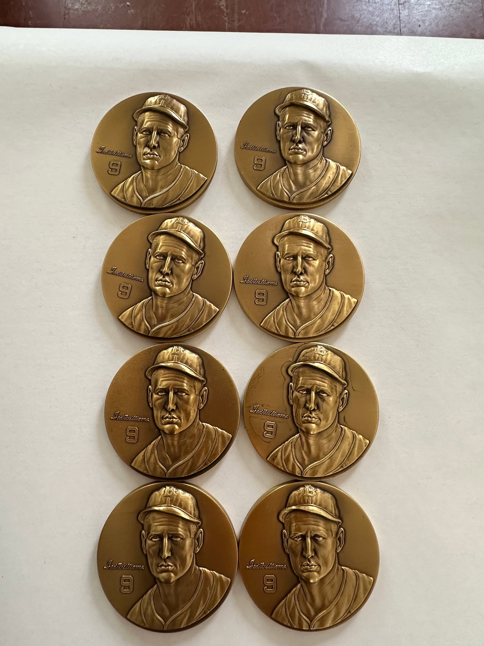 8 Ted Williams Medallions (1 of 3)