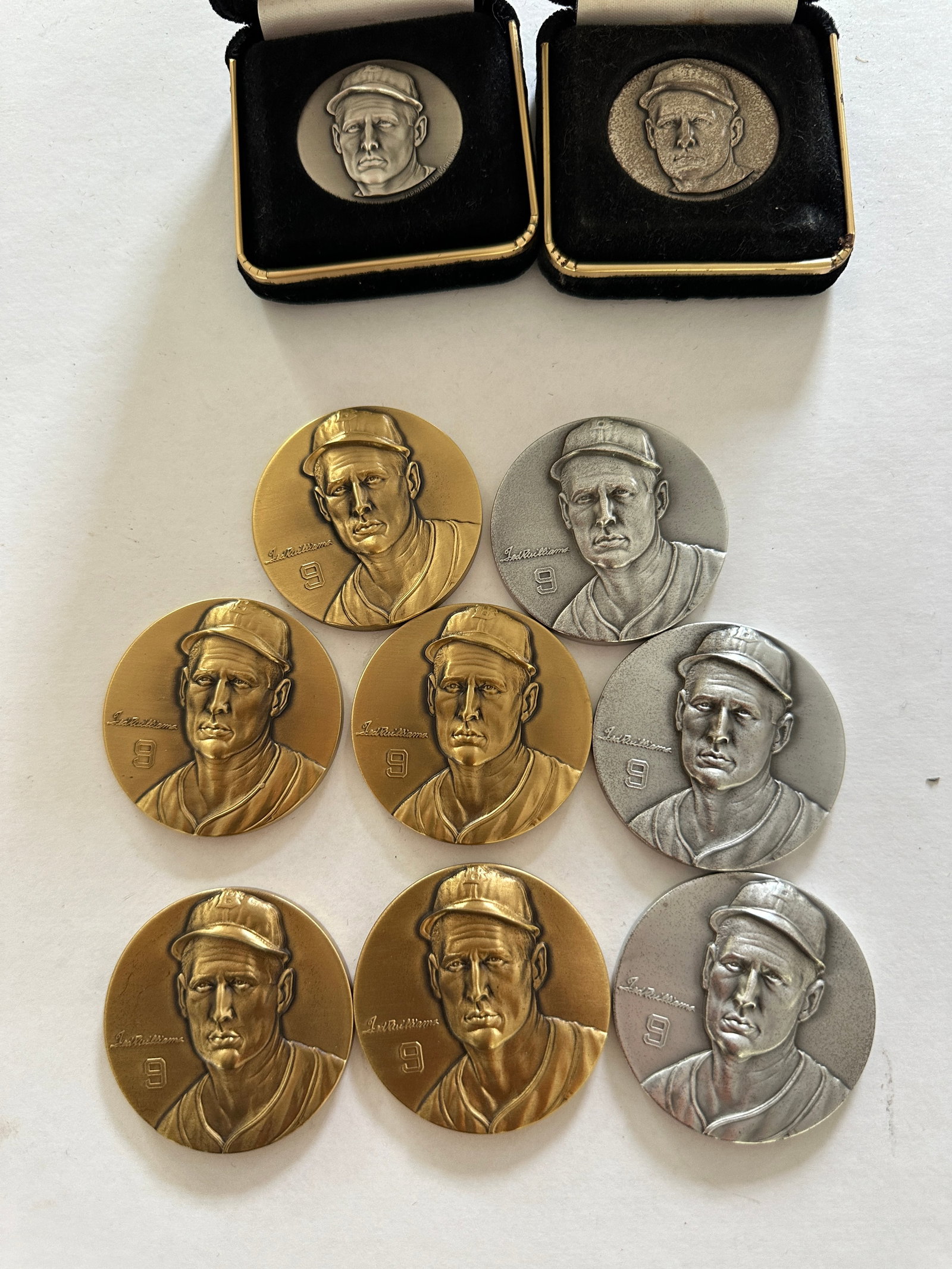 10 Ted Williams Medallions (1 of 4)