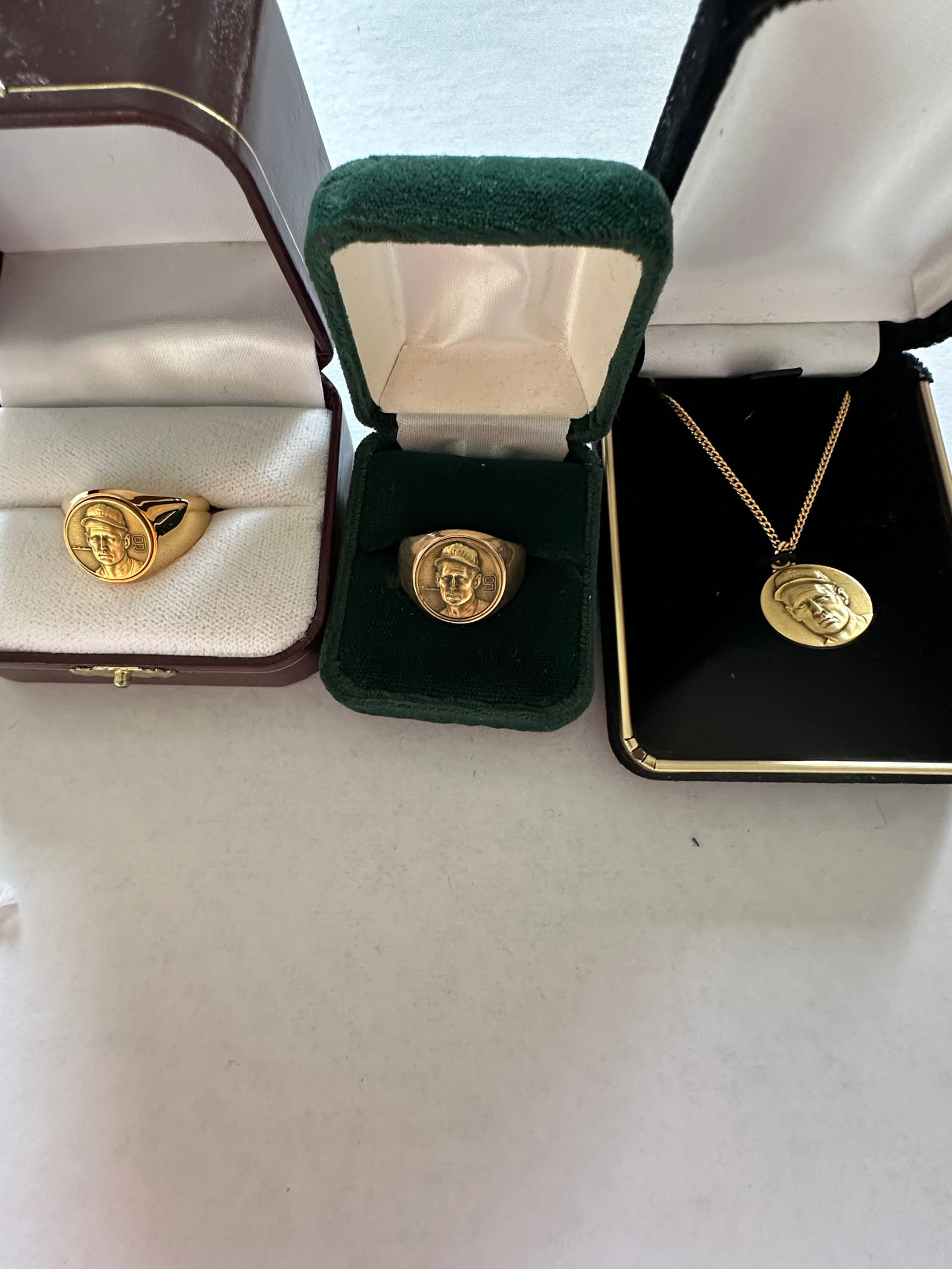 2 Ted Williams Rings and Ted Williams Sterling Necklace (1 of 4)