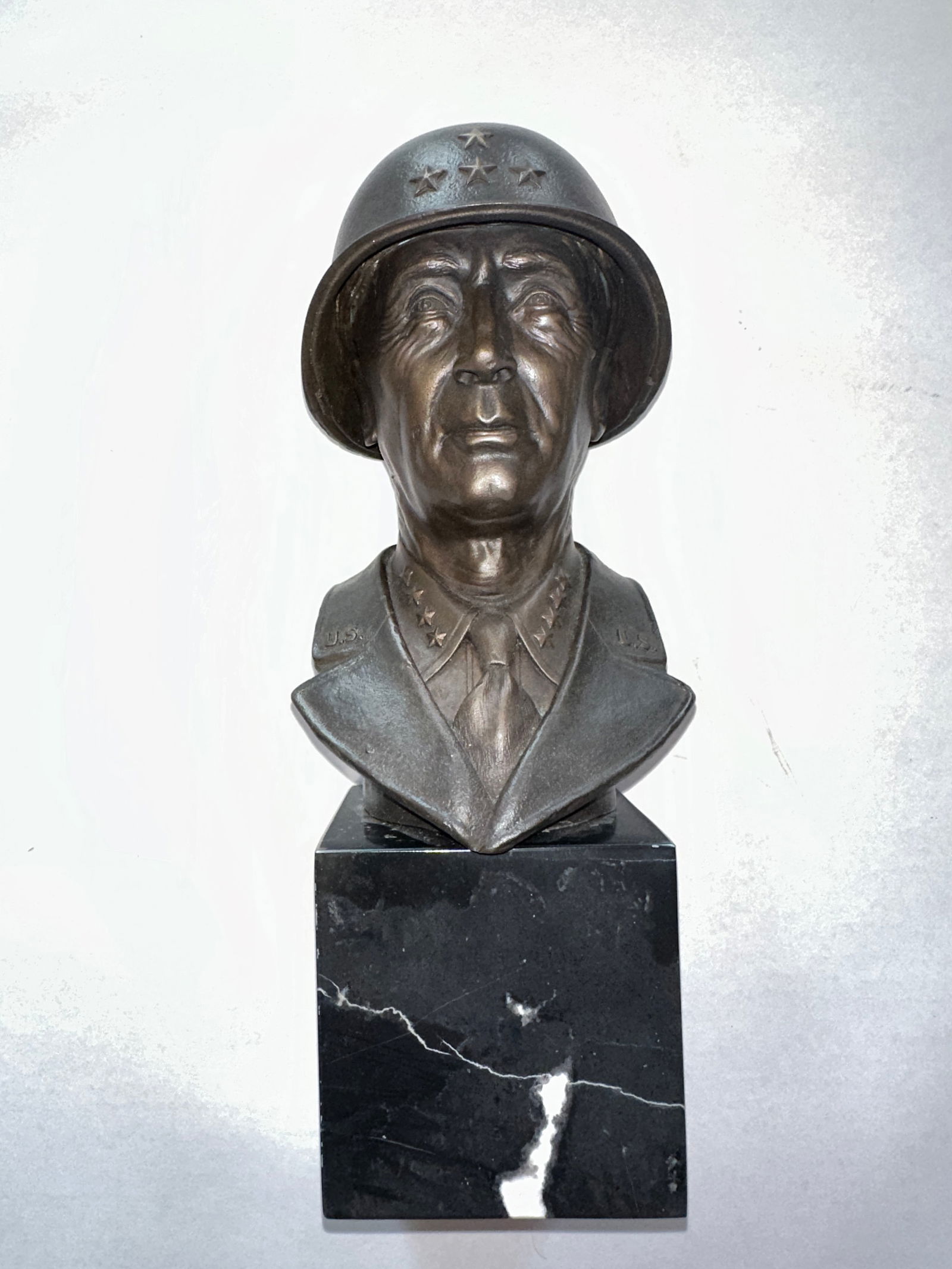 General Patton Bronze Bust (1 of 4)