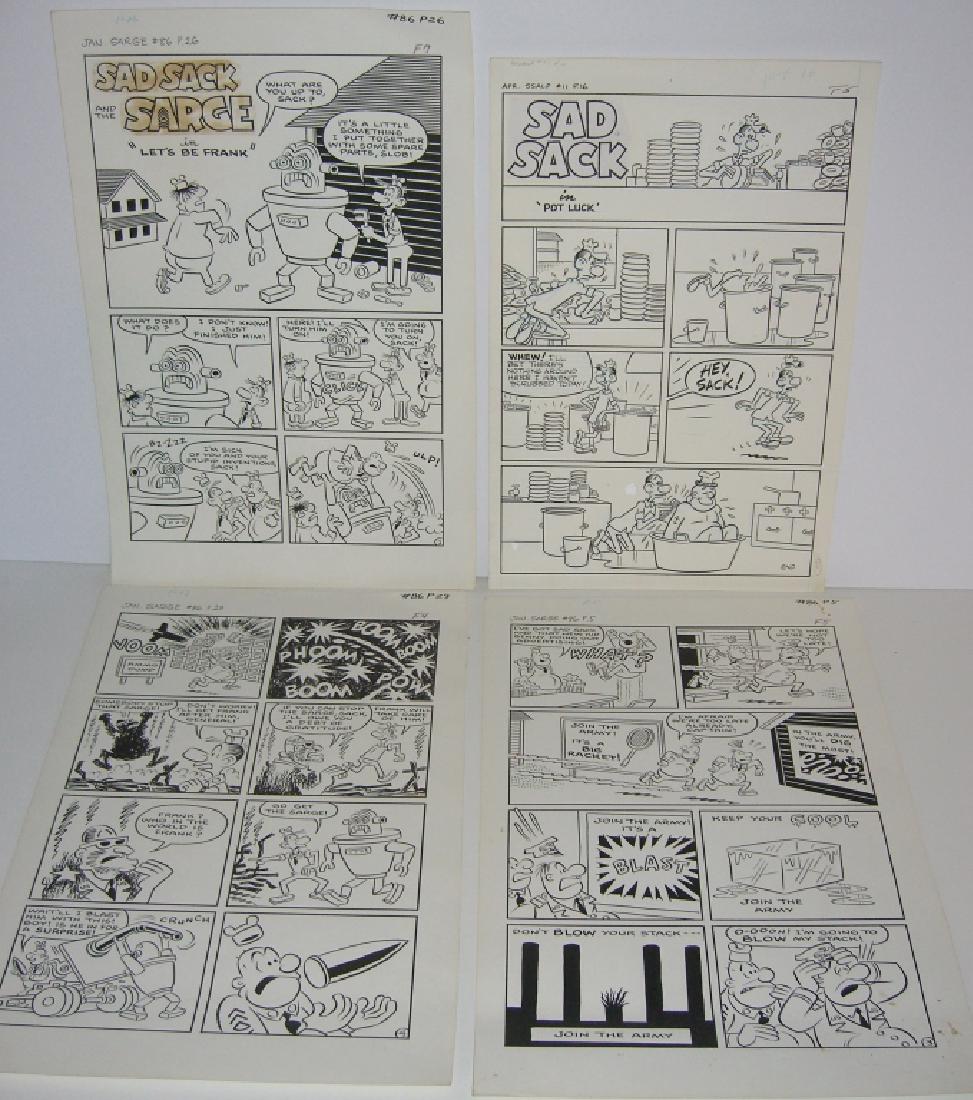 4 original cartoon illustration drawings (1 of 12)