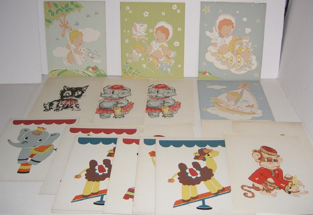 18 original illustrations of children & animals (1 of 8)