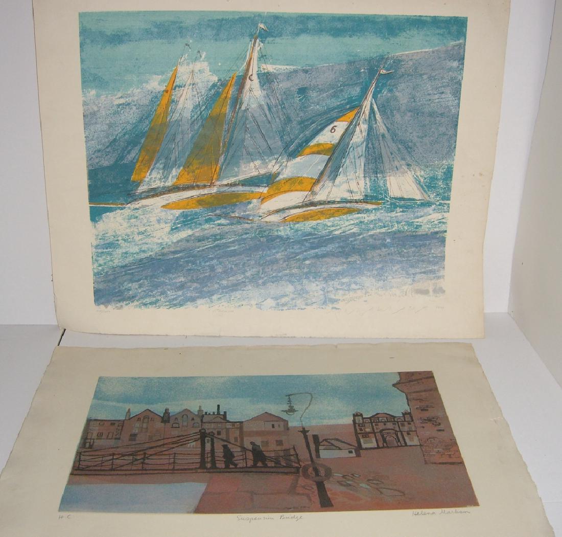 2 large  lithographs (1 of 10)