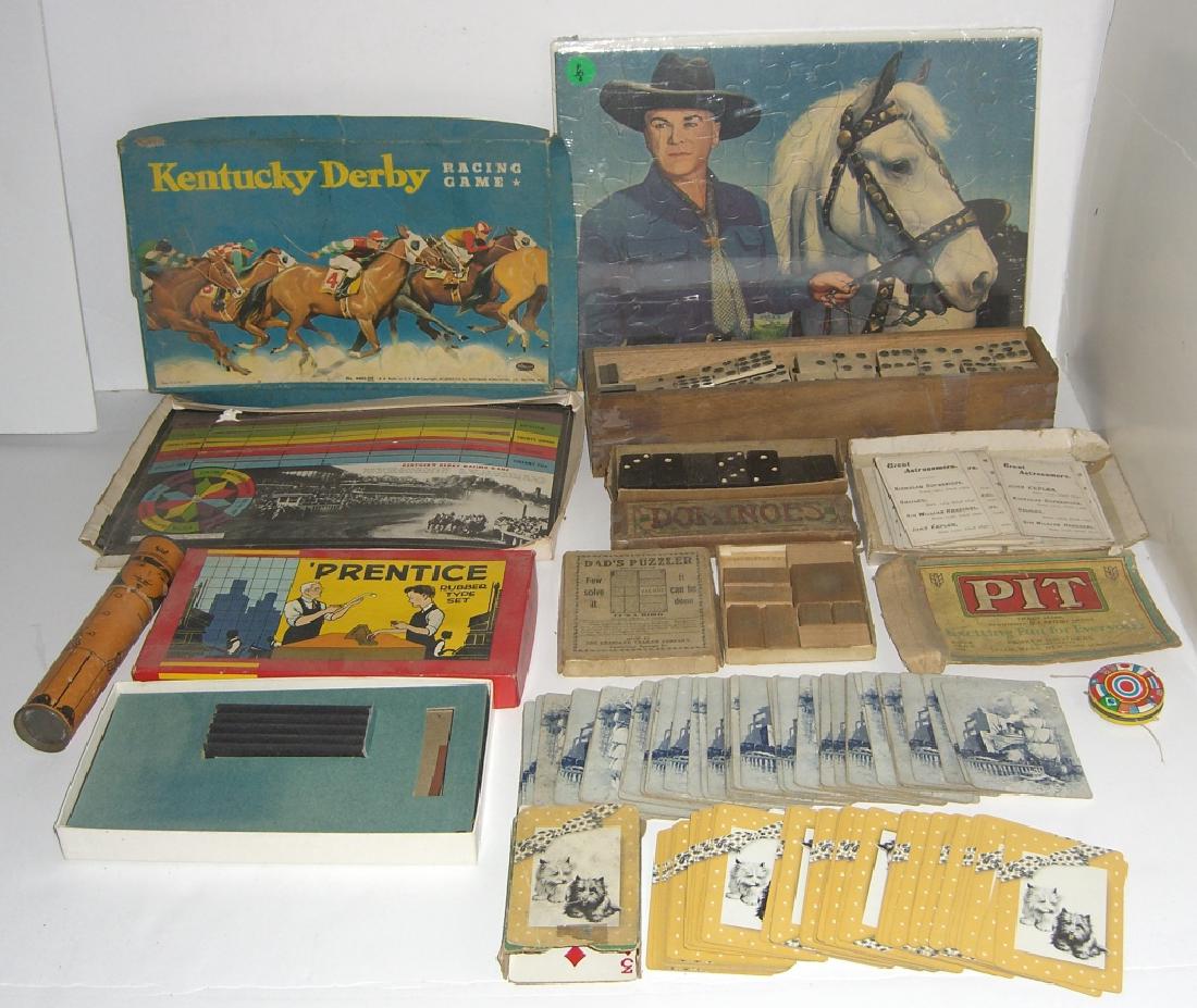 Collection of assorted vintage toys/game lot (1 of 9)