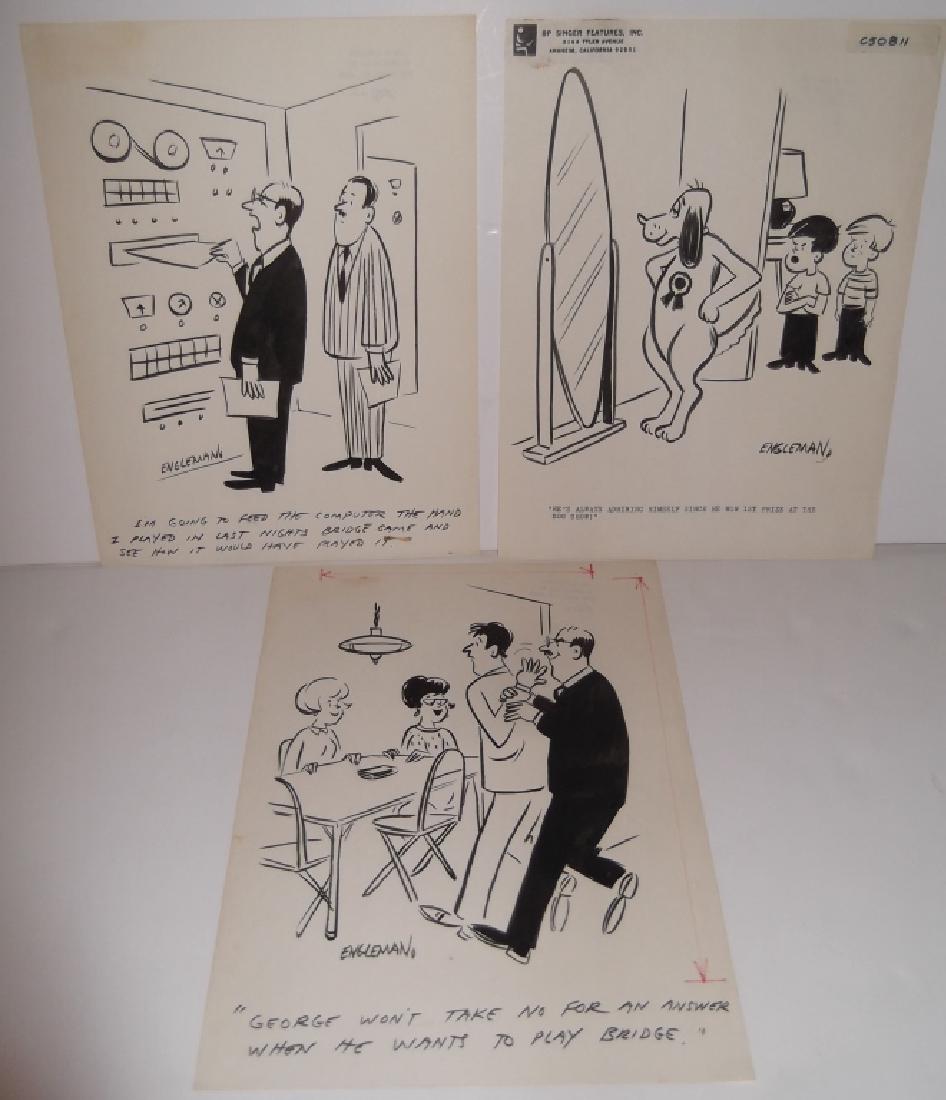 3 original  comic illustrations (1 of 8)