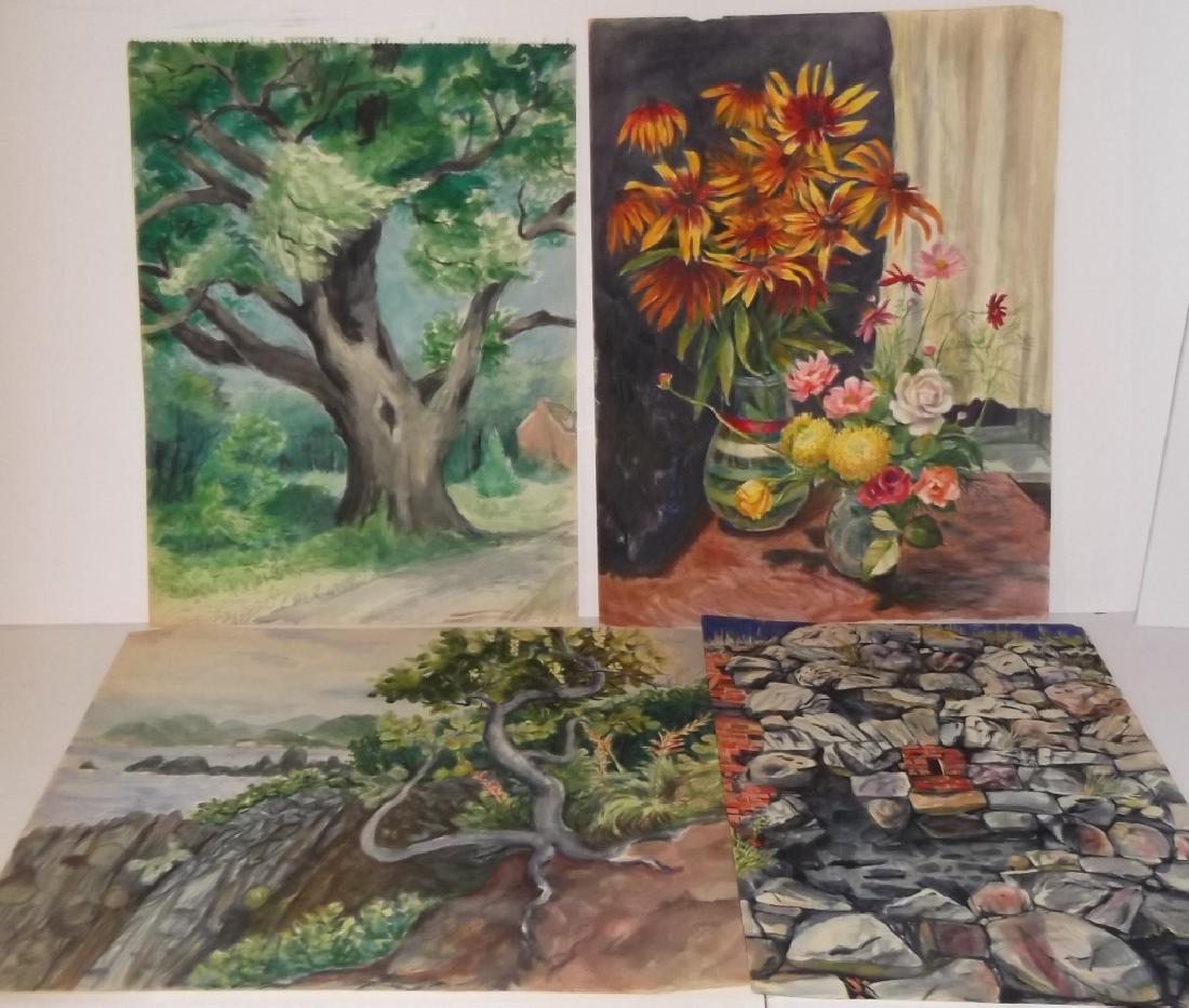 4 mixed media/watercolor artwork (1 of 6)