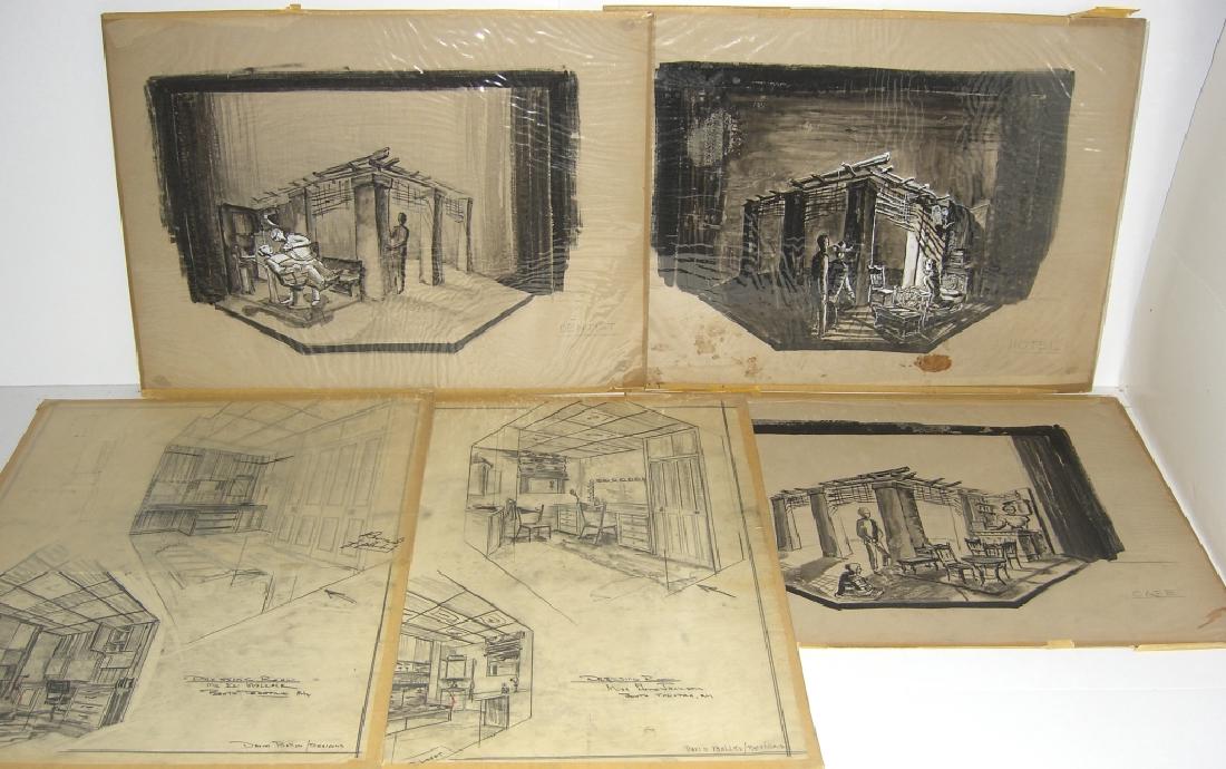 5 mixed media illustration design drawings (1 of 9)