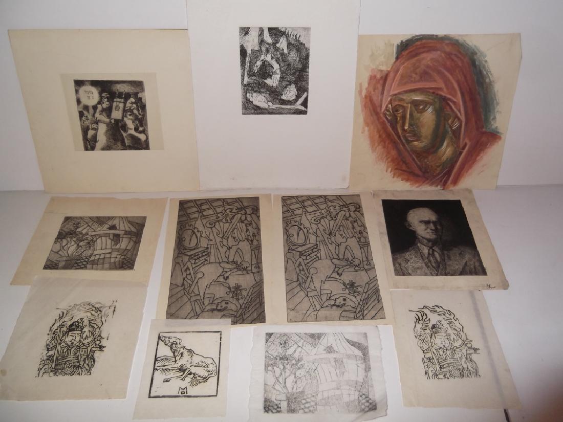 11 piece assorted artwork lot (1 of 10)