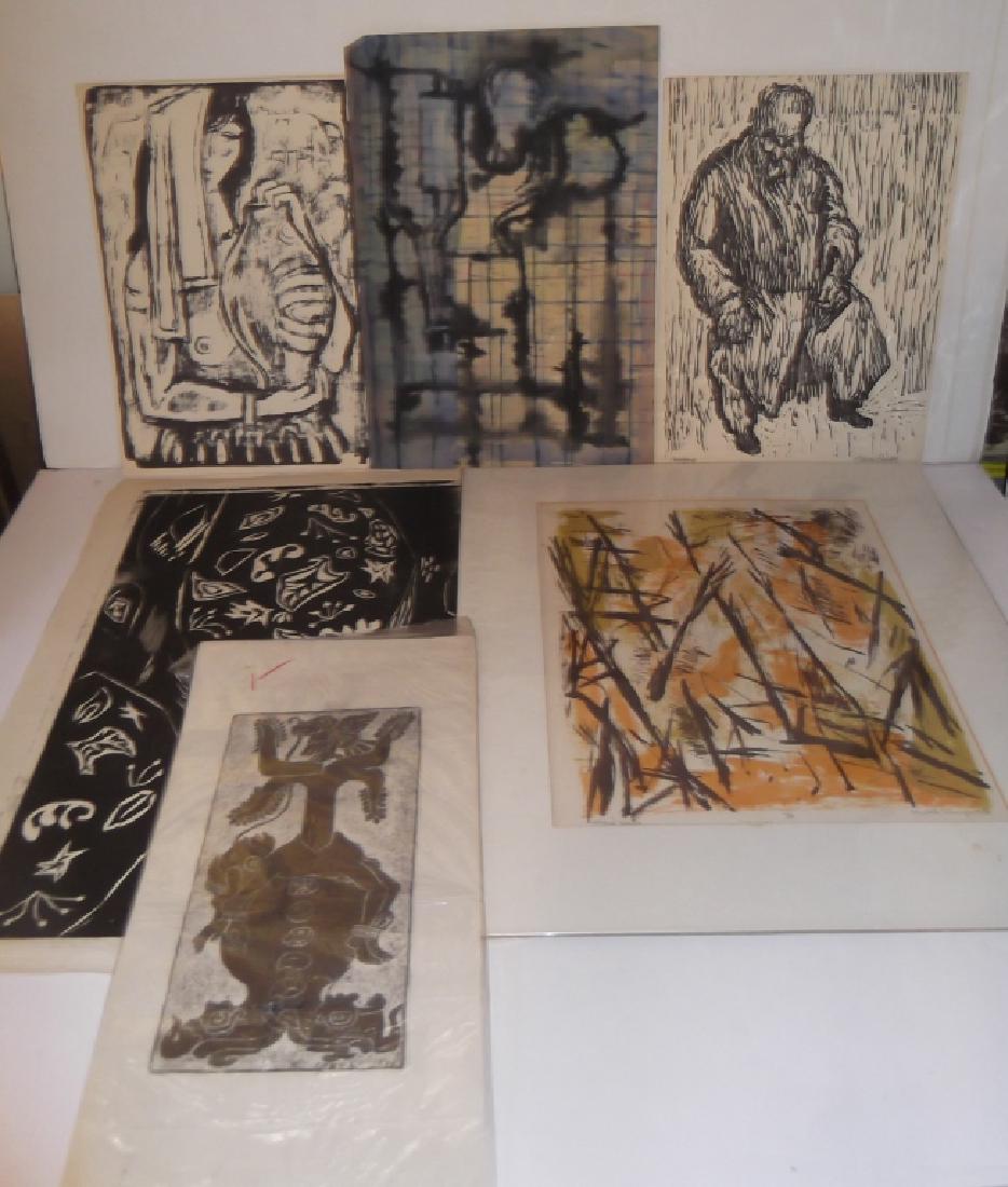 6 20th century lithographs/etchings/engravings (1 of 10)