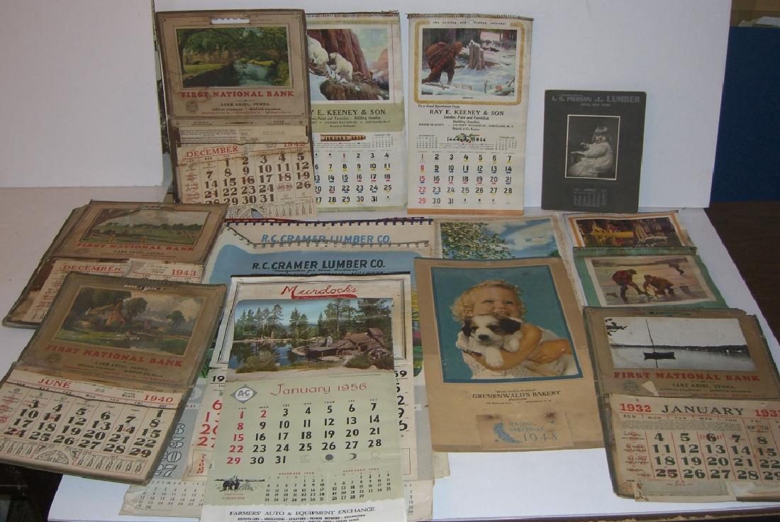 15 vintage advertising calendars (1 of 10)