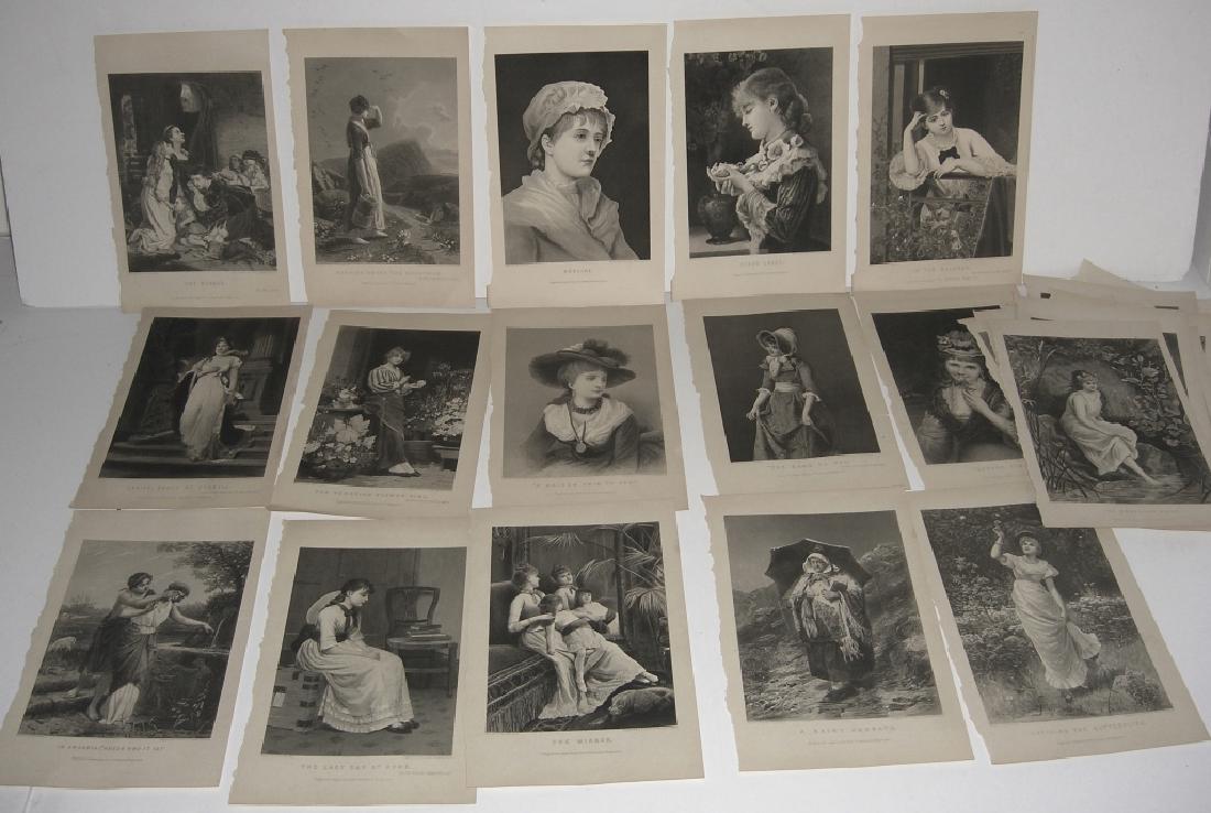 25 antique engravings/etchings (1 of 9)