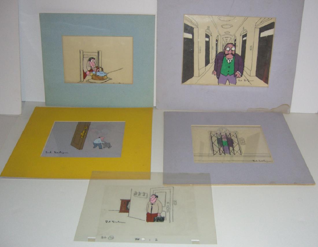 9 cartoon animation cells by Paul Fierlinger (1 of 10)