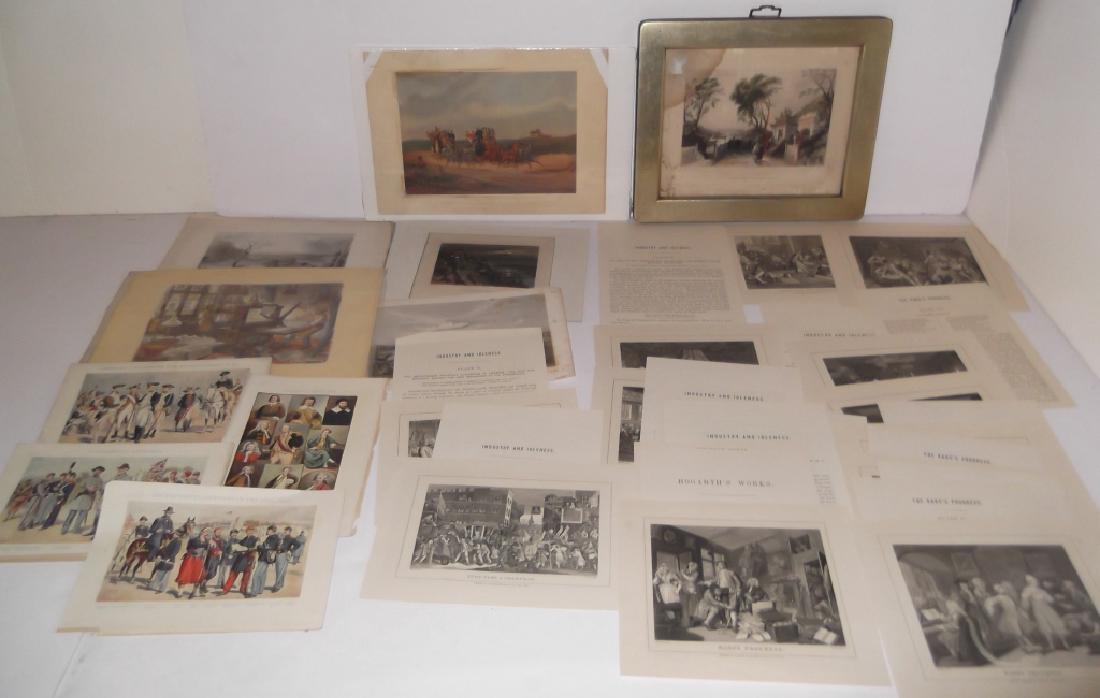 14 20th c. etchings/engravings & prints (1 of 18)