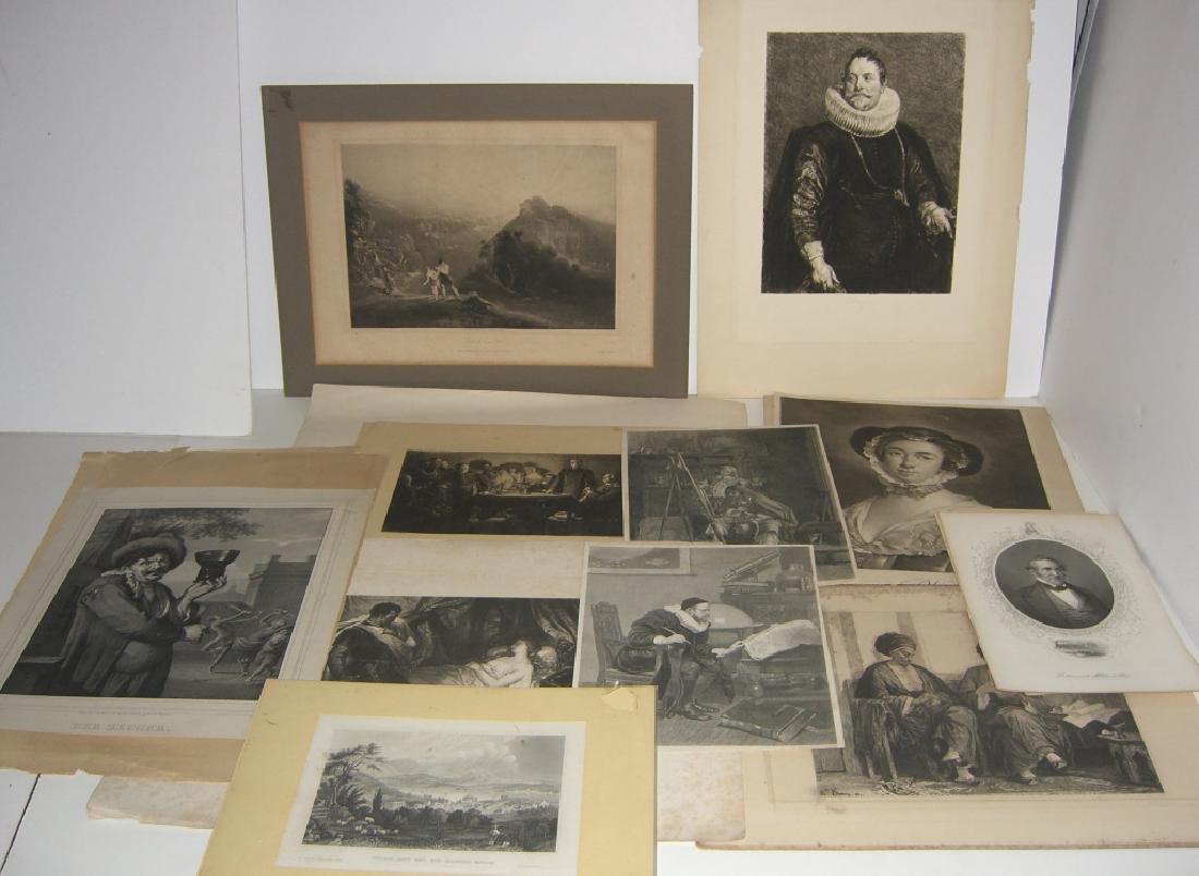 20 18th/19th century engravings/etchings (1 of 14)