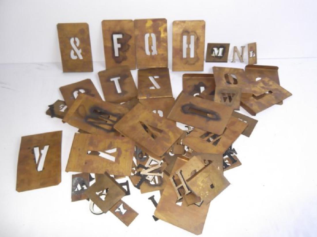 Collection of various letters, numbers (1 of 4)