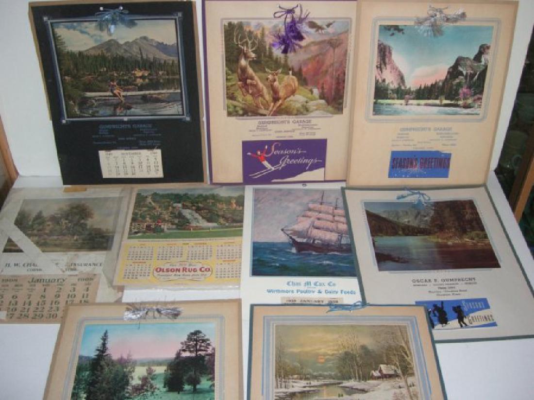 9 vintage advertising calendars (1 of 7)