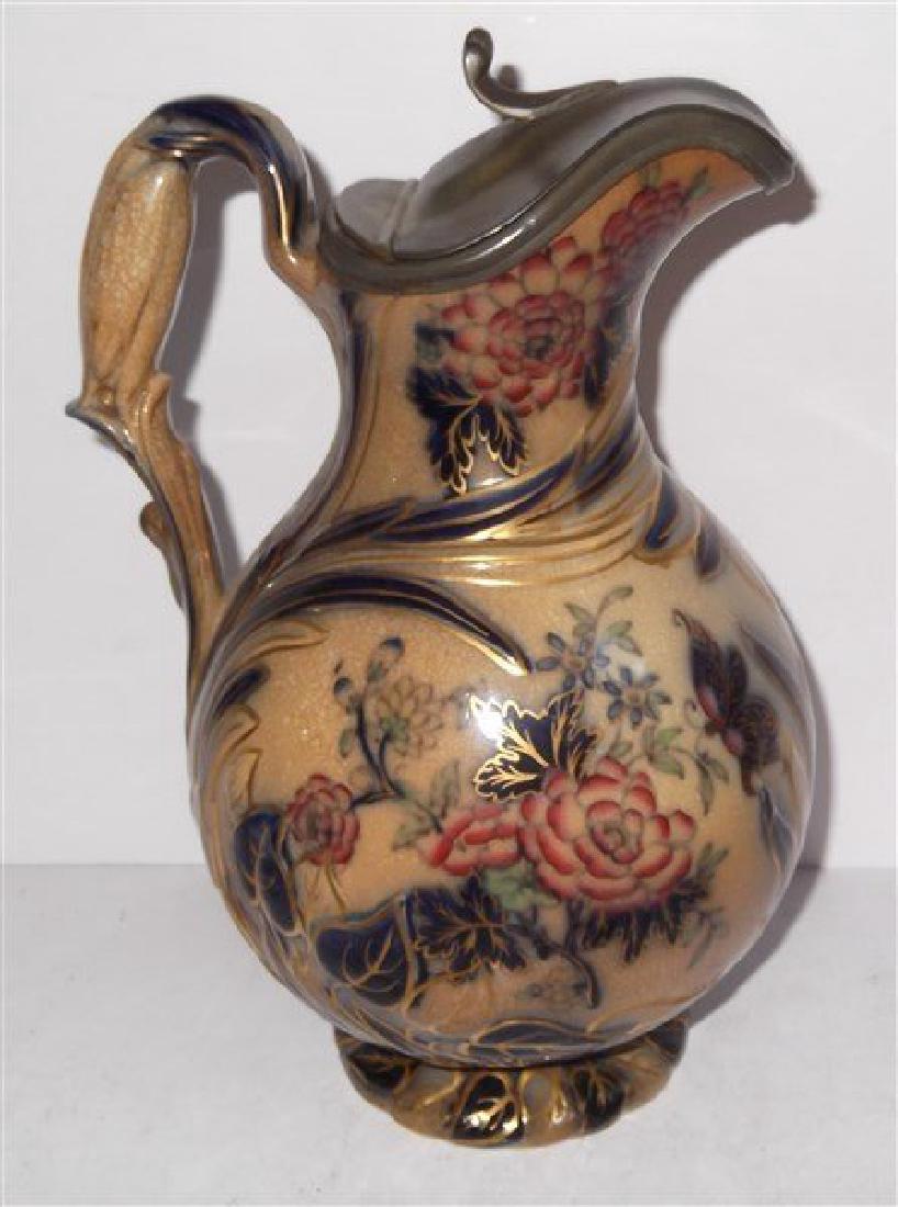 19th c. English porcelain pitcher (1 of 6)