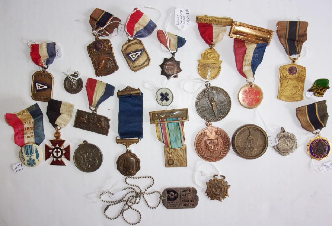 Collection of assorted vintage medals (1 of 9)