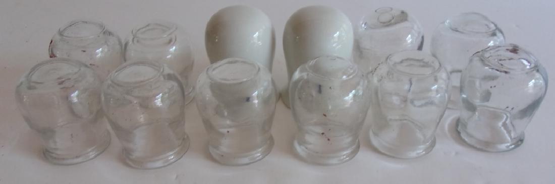 12 antique Blood Letting cups (1 of 3)