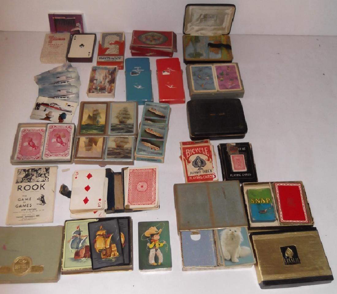 Collection of vintage assorted playing cards (1 of 6)