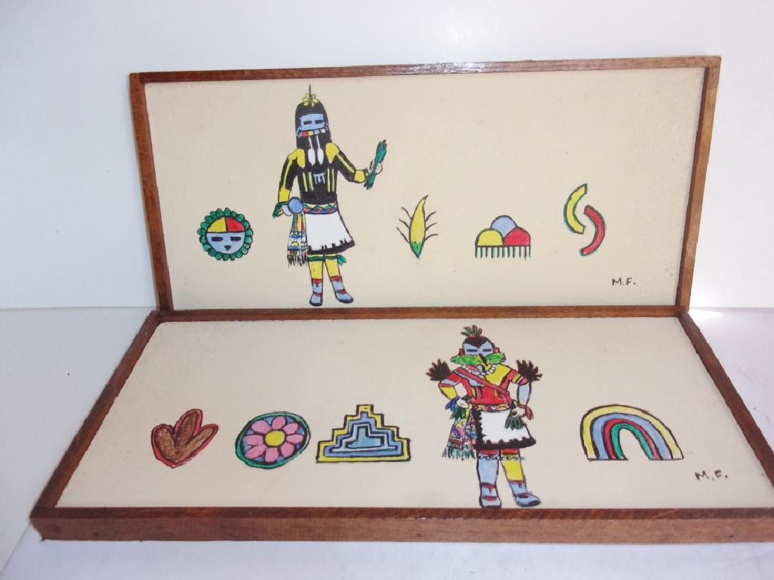 2 Kachina painted artworks (1 of 6)