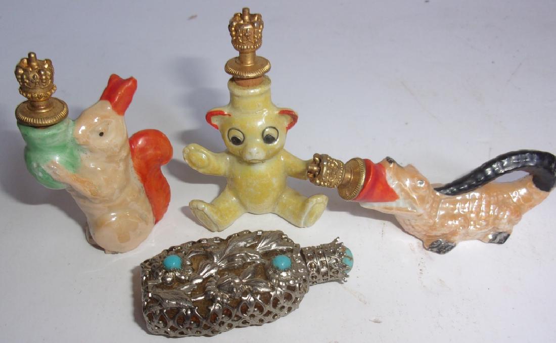 4 miniature vintage perfume bottles (1 of 2)