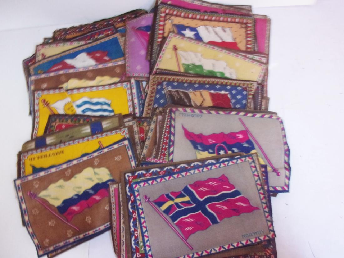95 FELT CIGAR/CIGARETTE FLAG BLANKETS. (1 of 2)