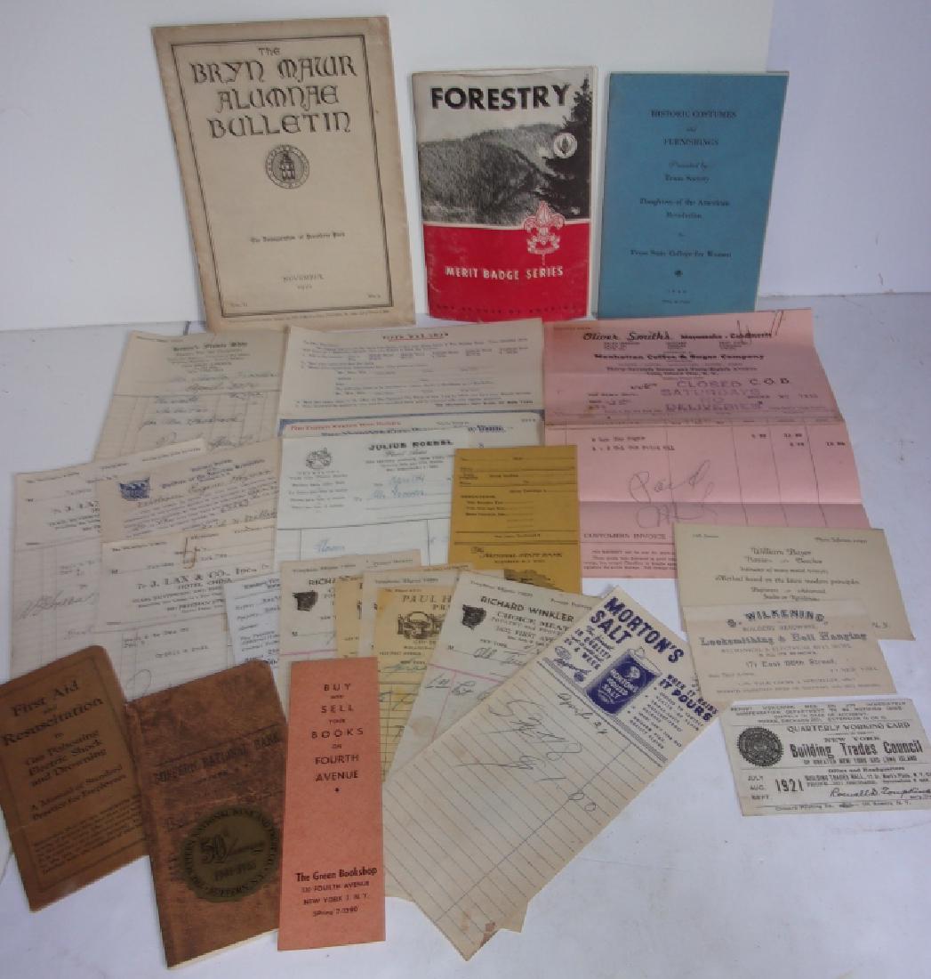 assorted paper/ephemera lot (1 of 7)