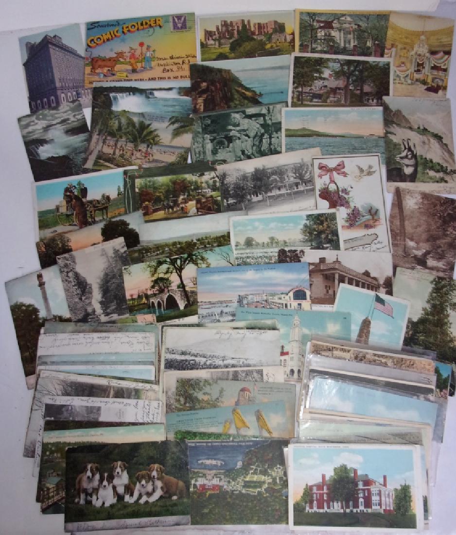 approx. 100 antique and vintage postcards (1 of 1)