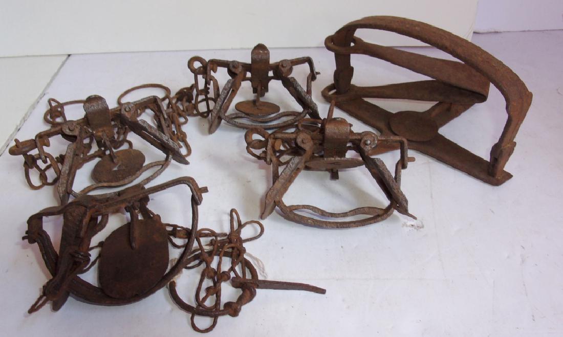 5 antique animal traps (1 of 4)
