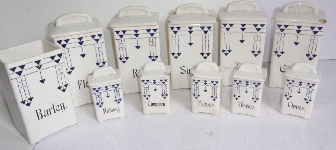 set of ceramic kitchen storage containers (1 of 6)