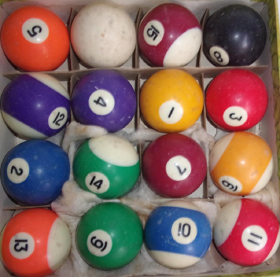 vintage Hyatt vitalite pocket billiard ball set Aug 20, 2017 Hudson