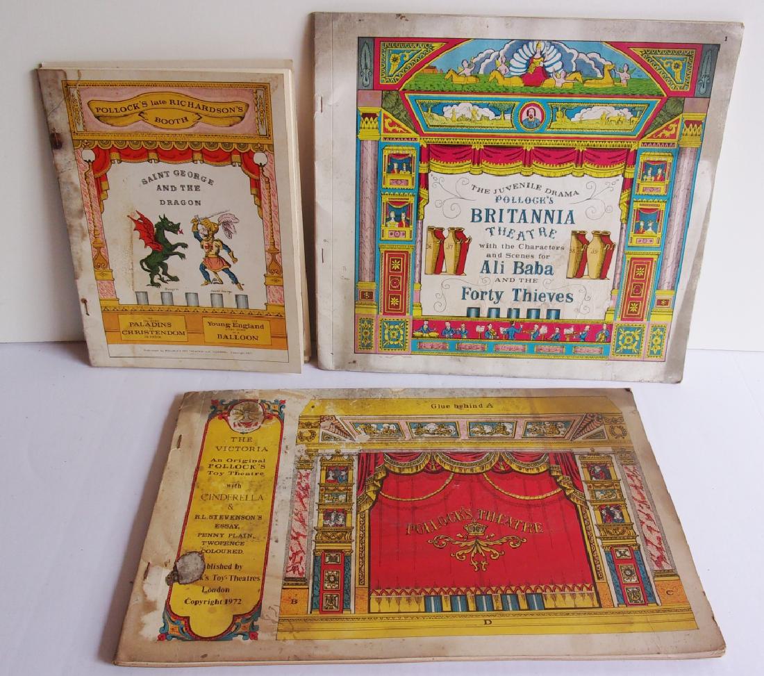 3 1970's Pollock's toy theatres (1 of 10)