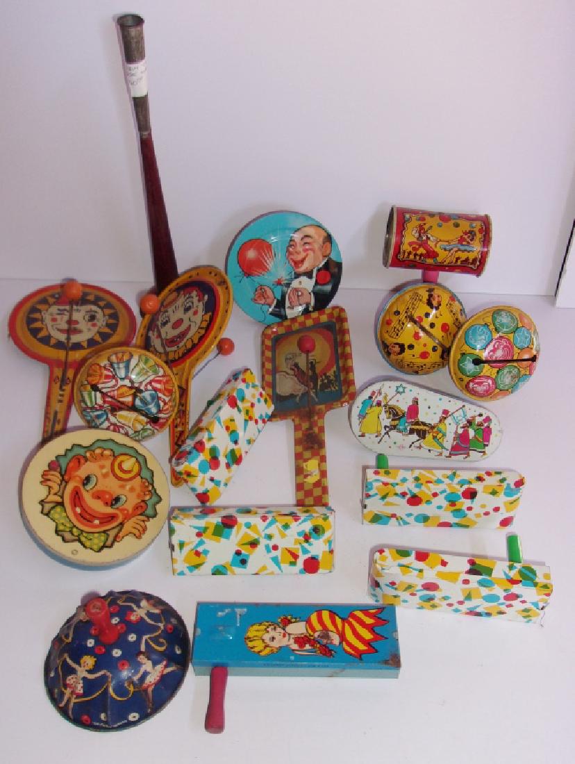 14 antique/vintage Halloween noisemakers (1 of 3)