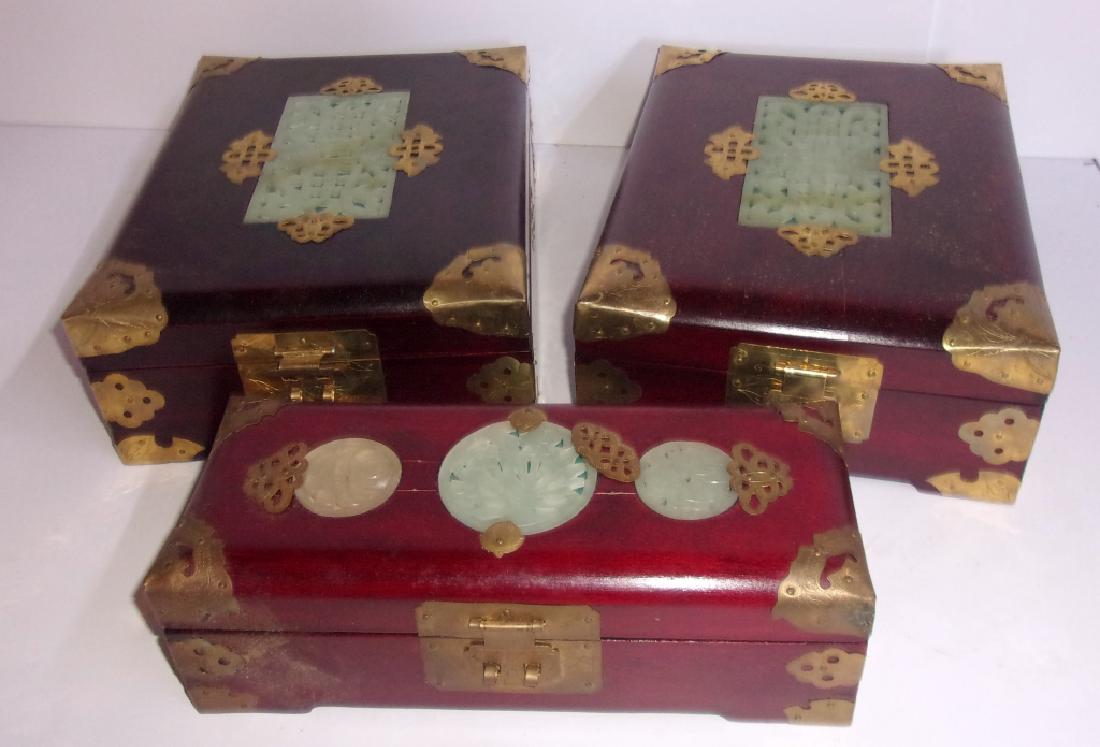 3 Chinese jewelry boxes (1 of 9)