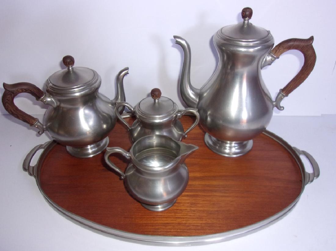 made in Holland vintage pewter tea set (1 of 3)