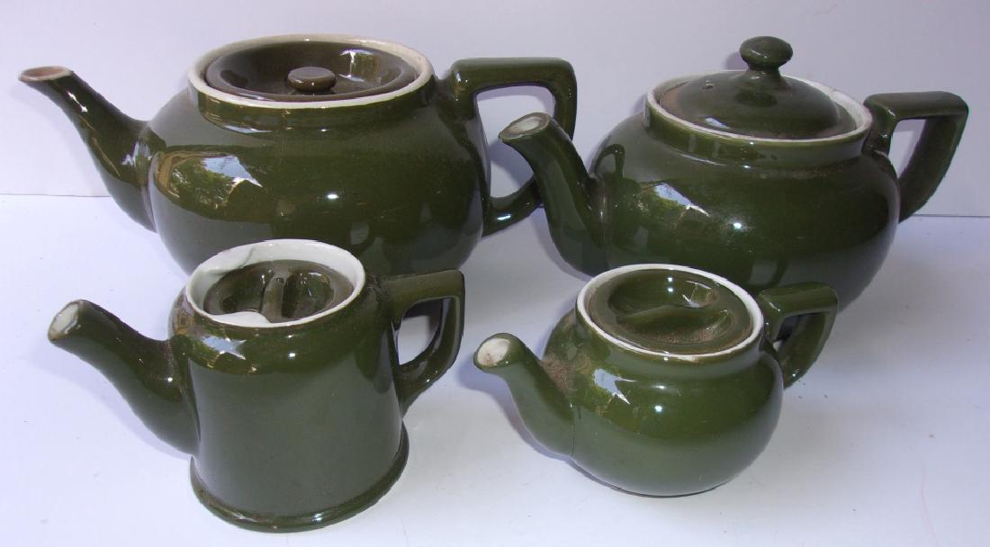 4 mid century Hall teapots (1 of 2)