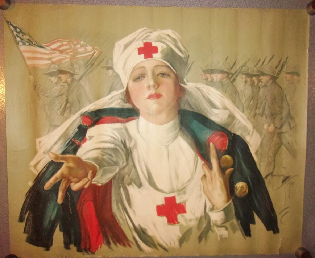WWI Red Cross poster (1 of 4)
